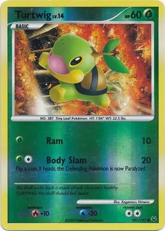 Platinum Turtwig #101/127 reverse holo